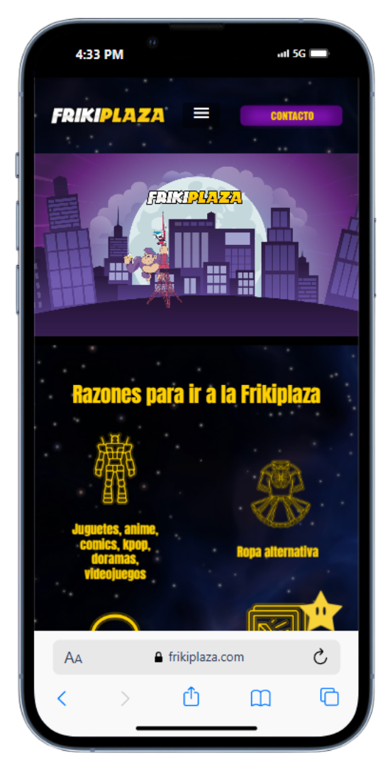 Portafolio-mobile-Friki-plaza